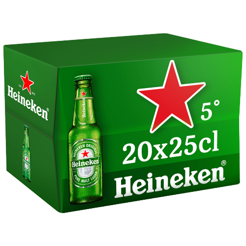 Heineken bière blonde 20x25cl 5°