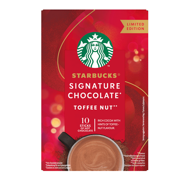 Starbucks® Signature Chocolate Toffee Nut 10 sticks