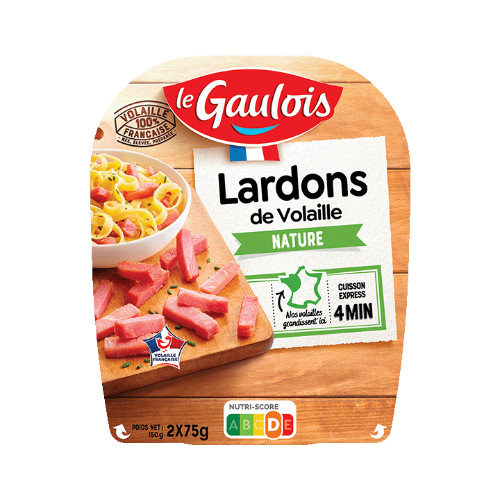 Lardons de volaille Nature Le Gaulois
