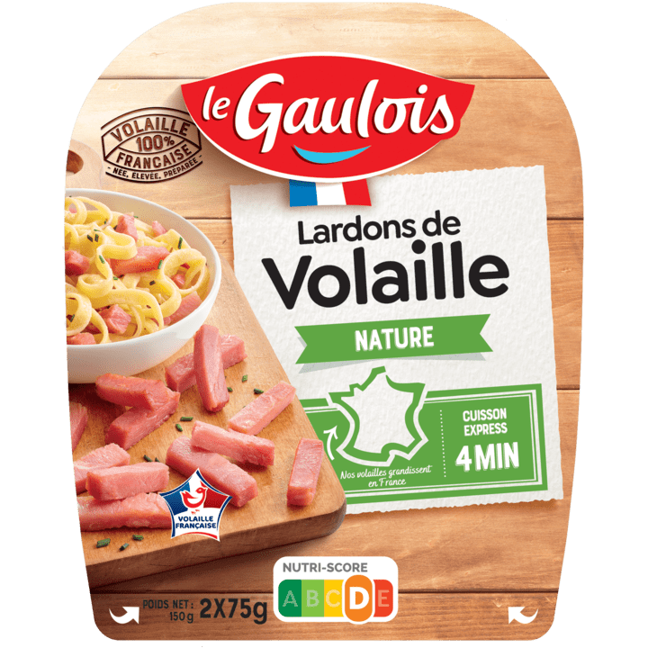 Lardons de volaille Nature Le Gaulois