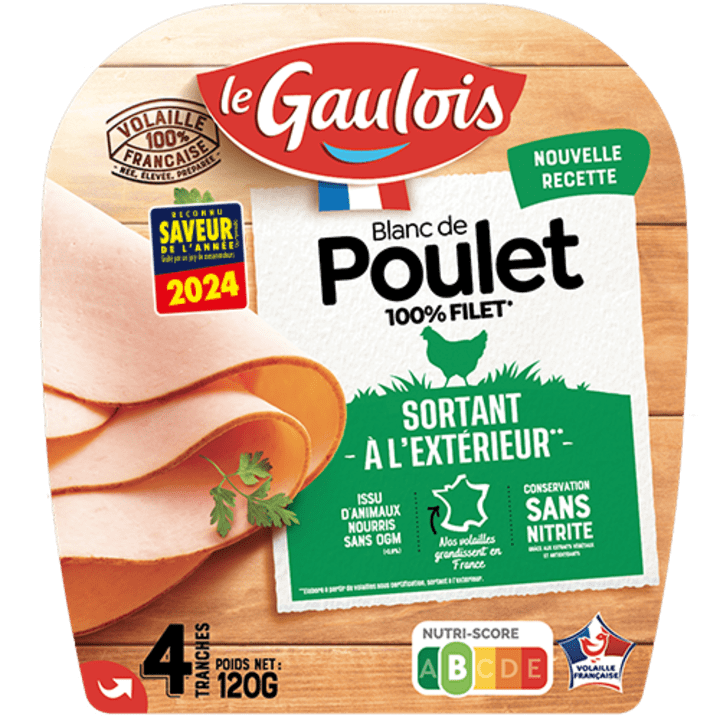 Blanc de Poulet Sortant à l'Extérieur Le Gaulois