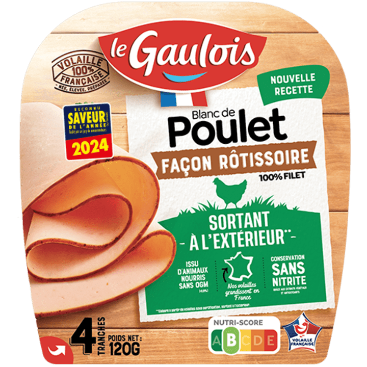 Blanc de Poulet Sortant à l'Extérieur façon Rôtissoire Le Gaulois