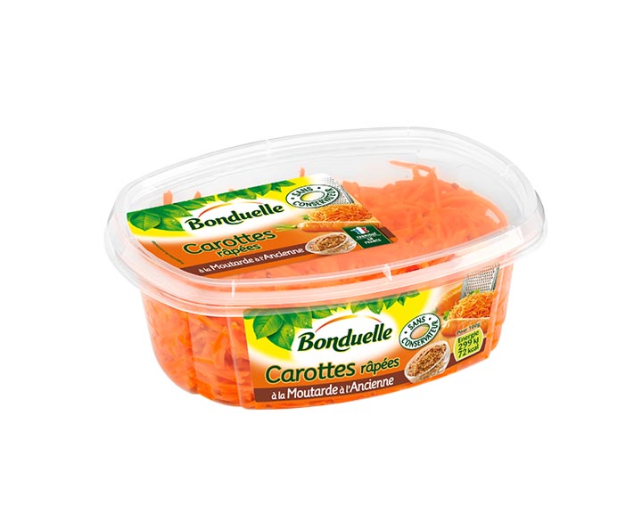 Carottes Râpées à la Moutarde à l'Ancienne