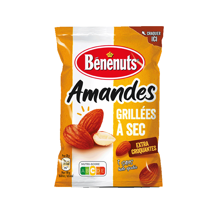 Bénénuts Amandes Grillées à Sec 