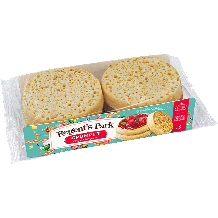 Crumpet (crêpe à l'anglaise) 330g