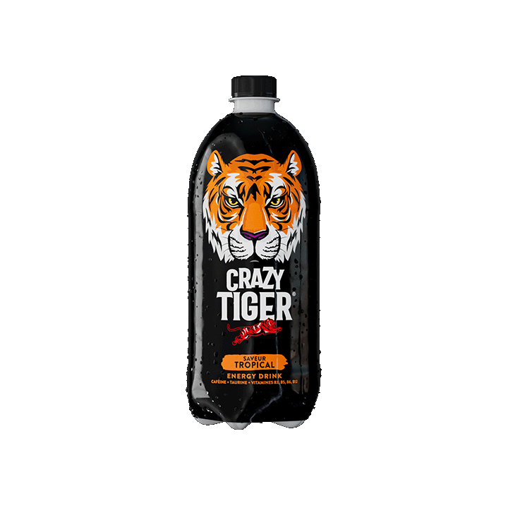 Crazy Tiger Saveur Tropical - PET 1L