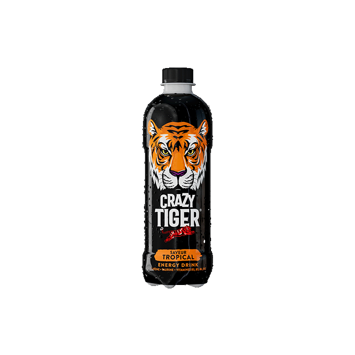 Crazy Tiger Saveur Tropical - PET 50cl