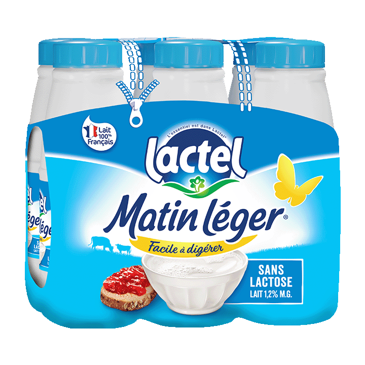 Matin Léger Lactel 1,2% mg 6x1L