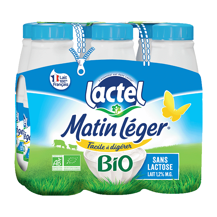 Matin Léger Bio Lactel 1,2% mg 6x1L