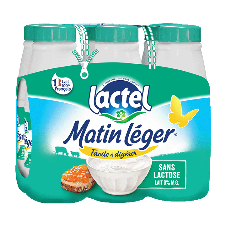 Matin Léger Lactel écrémé 6x50cl