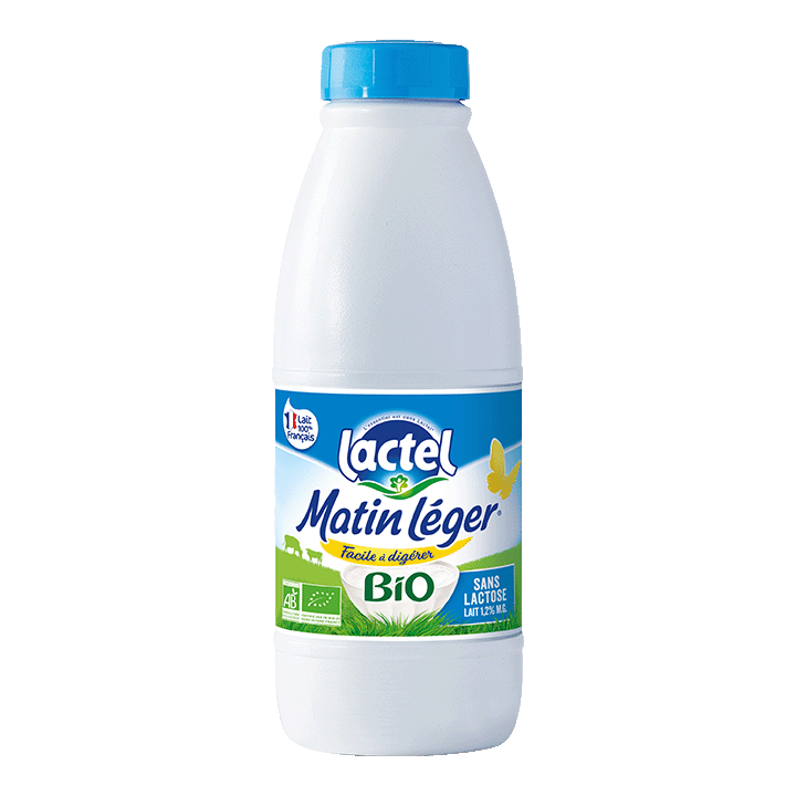 Matin Léger Bio Lactel 1,2% mg 1L