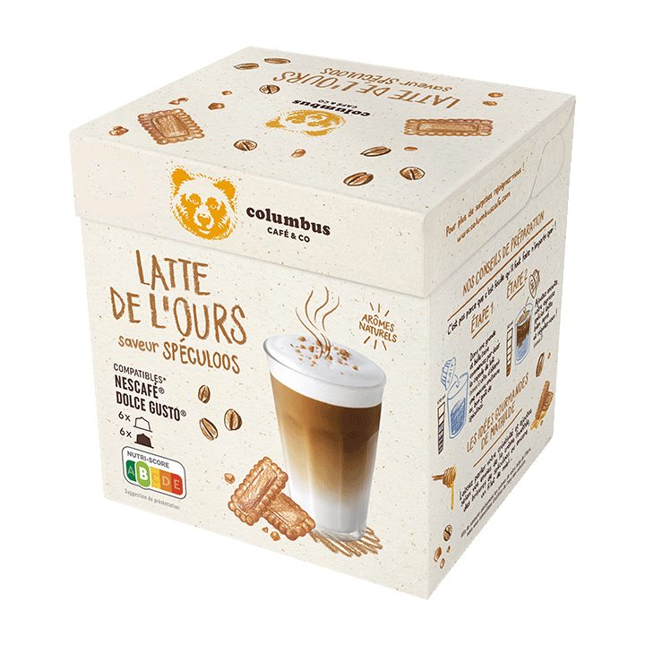 Columbus Latte Ours Speculos x6