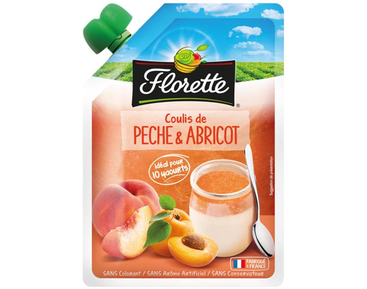 Coulis de Pêche & Abricot Florette