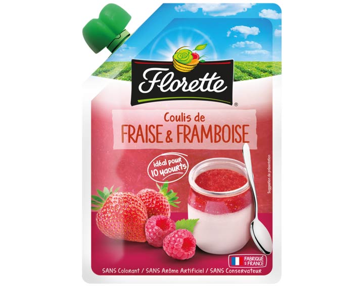 Coulis de Fraise & Framboise Florette