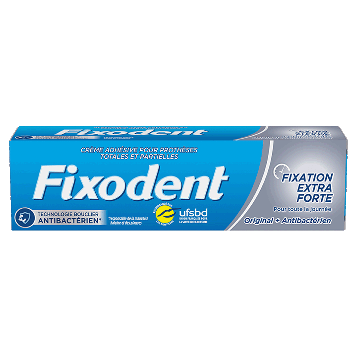 Fixodent Crème fixative Original Antibacterien 47g