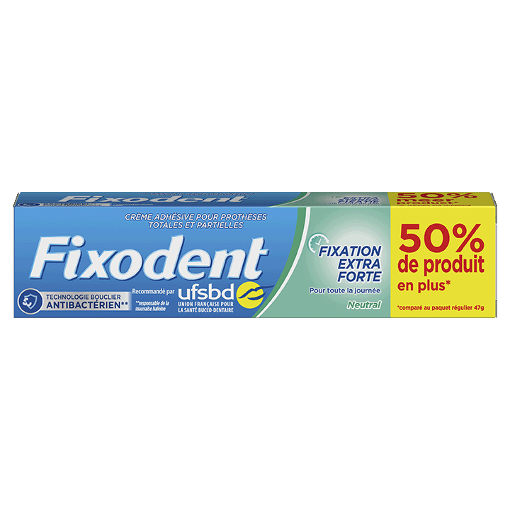Fixodent Crème fixative Original Antibacterien 70.5g