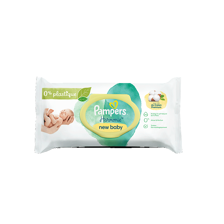Lingettes Pampers Harmonie New Baby