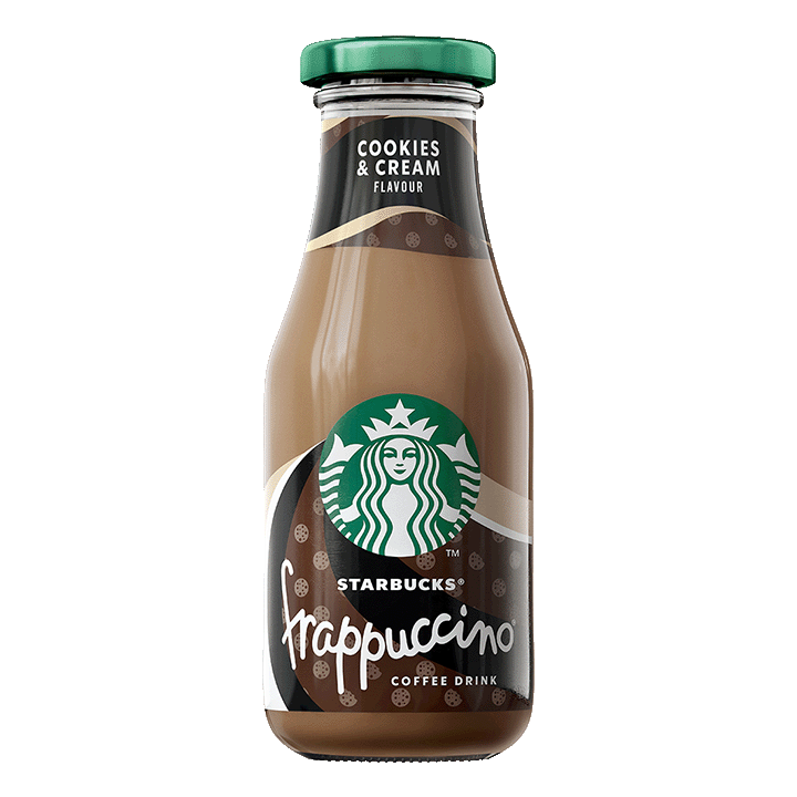 Bouteille en verre Frappuccino Cookies and Cream 250ml