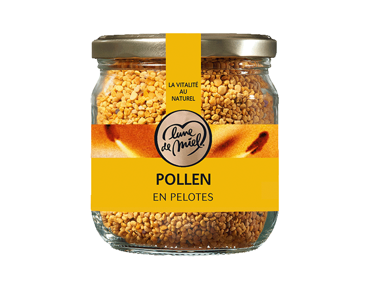 Pollen en pelotes pot verre 250g