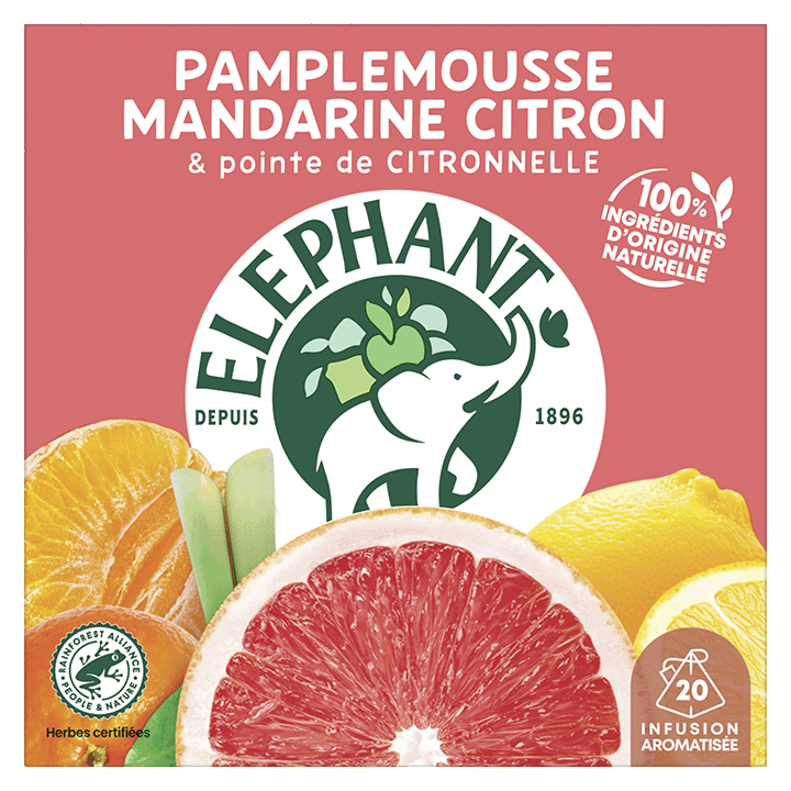 Infusion Pamplemousse Mandarine Citron