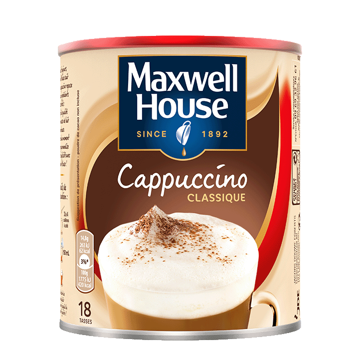 Maxwell House Boîte Cappuccino 280g