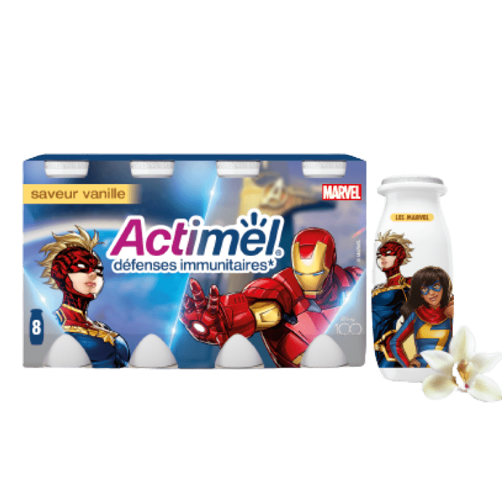 Actimel Saveur Vanille x8