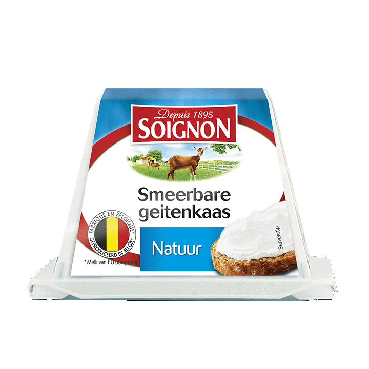 Soignon smeerbare geitenkaas natuur 150g