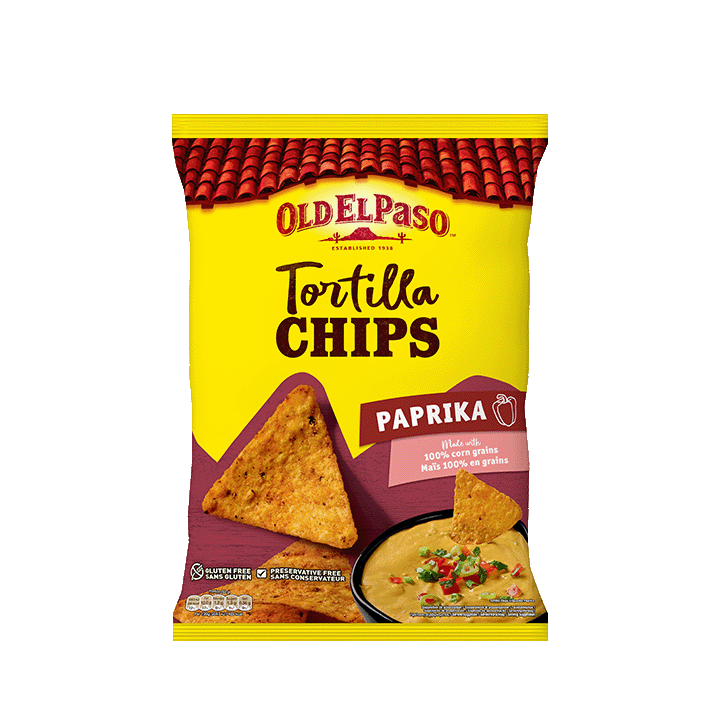 Tortilla chips paprika 185g
