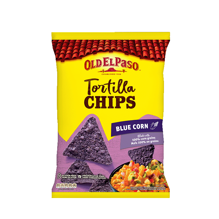 Tortilla chips blue corn 150g