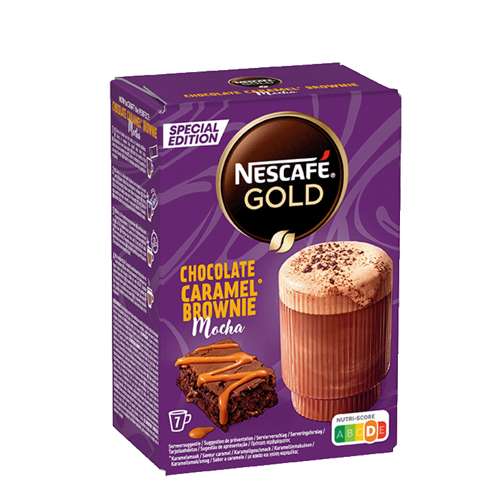 NESCAFÉ GOLD Chocolate Caramel Brownie 6x149g