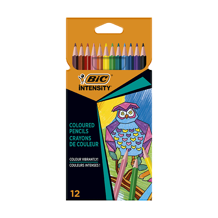 Etui de 12 crayons triangle BIC® Intensity® Up