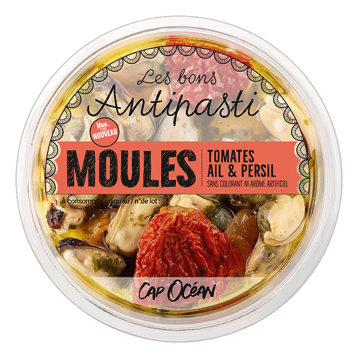 Moules Tomates Ail & Persil - 120g