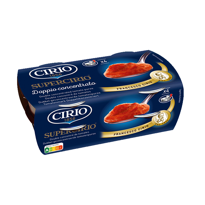 Double concentré de tomates 4x70g