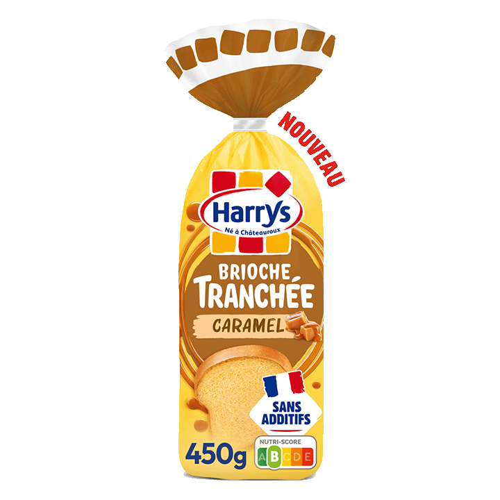 Brioche Tranchée Caramel 450g