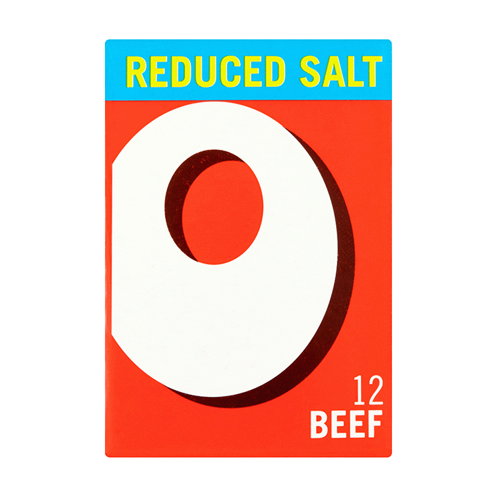 Oxo Beef Reduced Salt Stock Cubes x12 71g