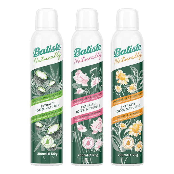 Batiste Shampooings Secs Naturally