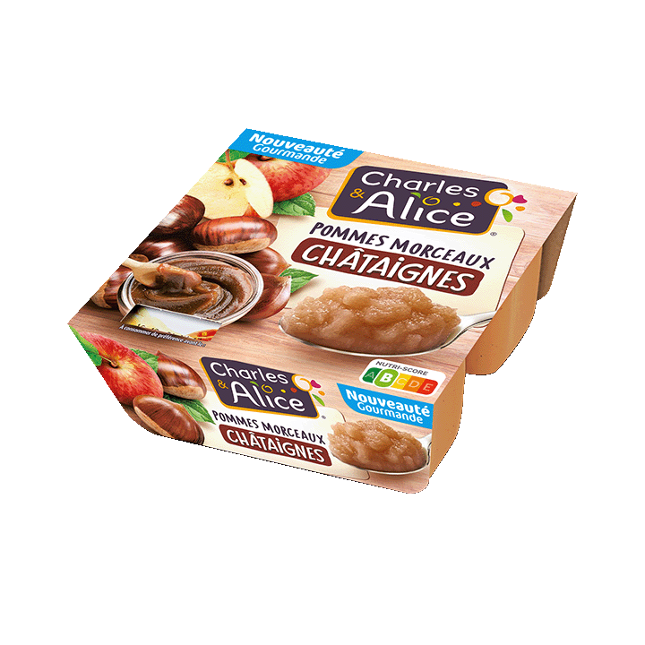 Pommes Morceaux Châtaignes x4
