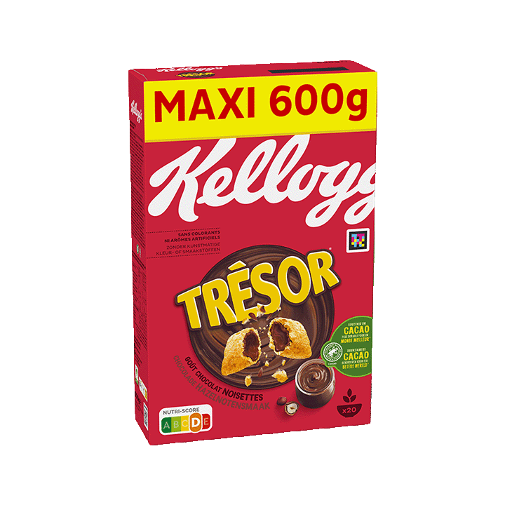 Trésor goût chocolat noisettes 600g