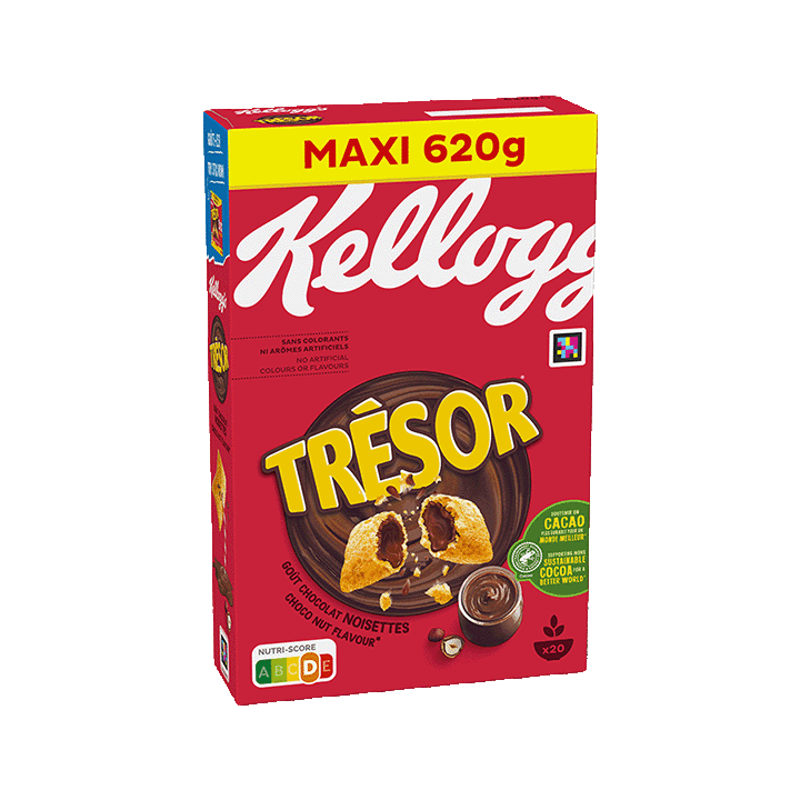 Trésor goût chocolat noisettes 620g