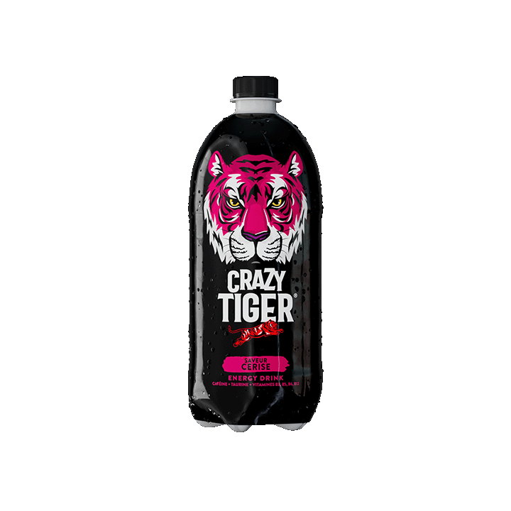 Crazy Tiger saveur Cerise - PET 1L