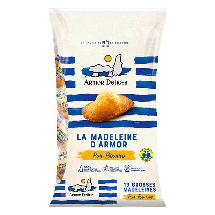 Madeleines d'Armor Pur Beurre 430g