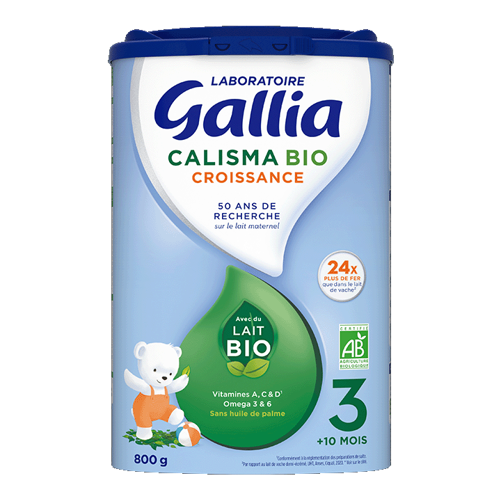 Laboratoire Gallia Calisma Bio Croissance 800g