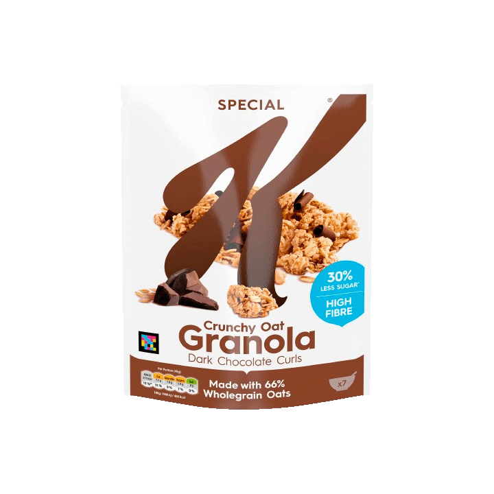 Special K Crunchy Oat Granola Dark Chocolate Curls 350g