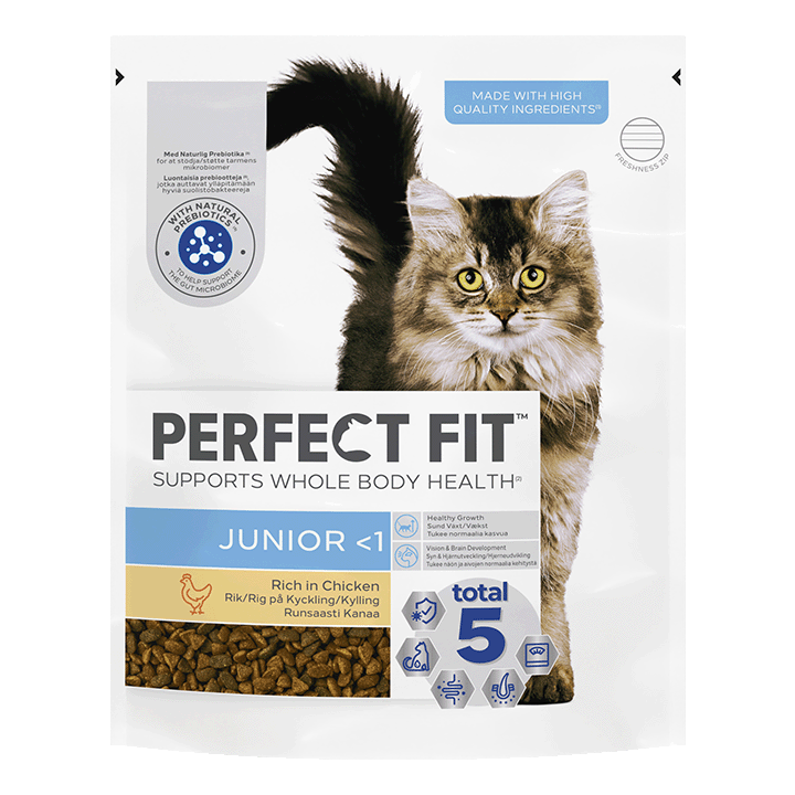 PERFECT FIT™ Junior <1 Dry Cat Food Chicken 750g