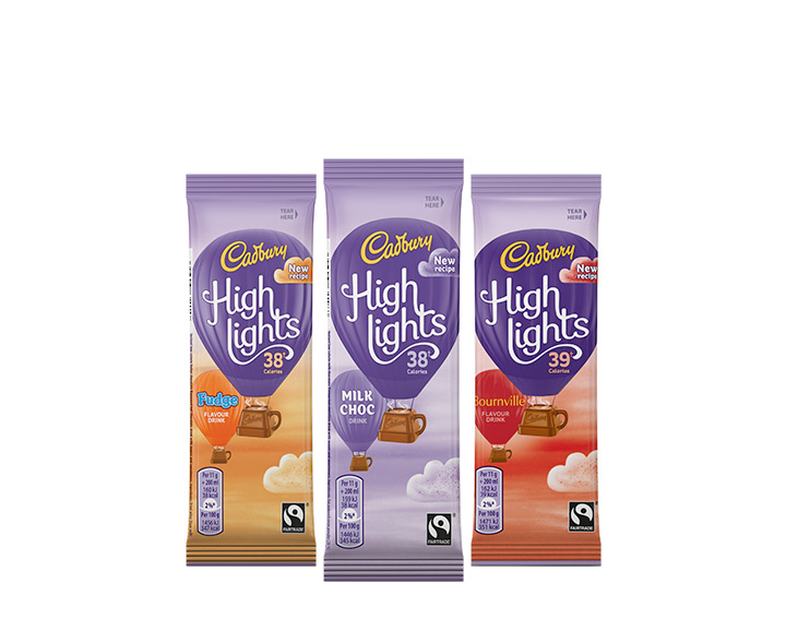 3 flavours to choose from