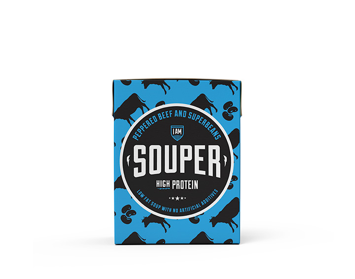 Peppered Beef & Superbeans Soup