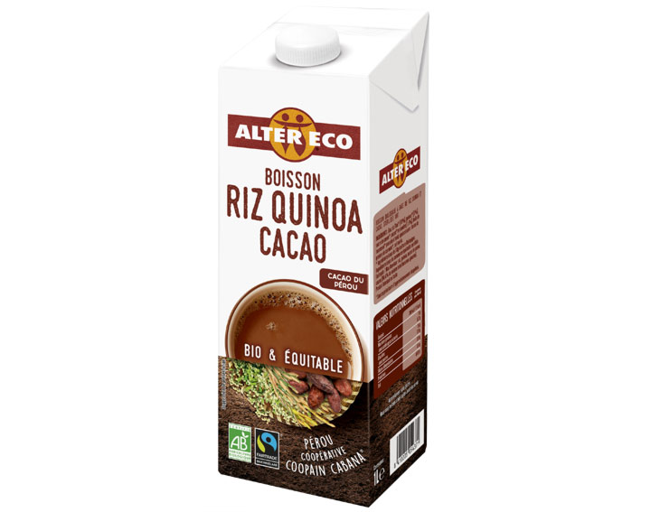 Boisson Riz Quinoa Cacao