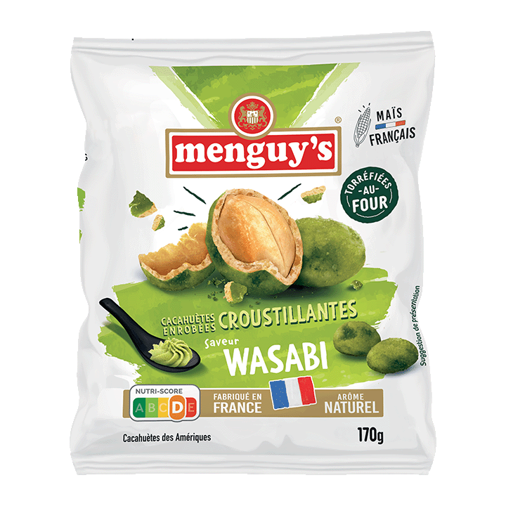 Cacahuètes enrobées Wasabi - 170g