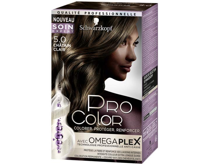 5.0 Châtain Clair
Coloration Permanente