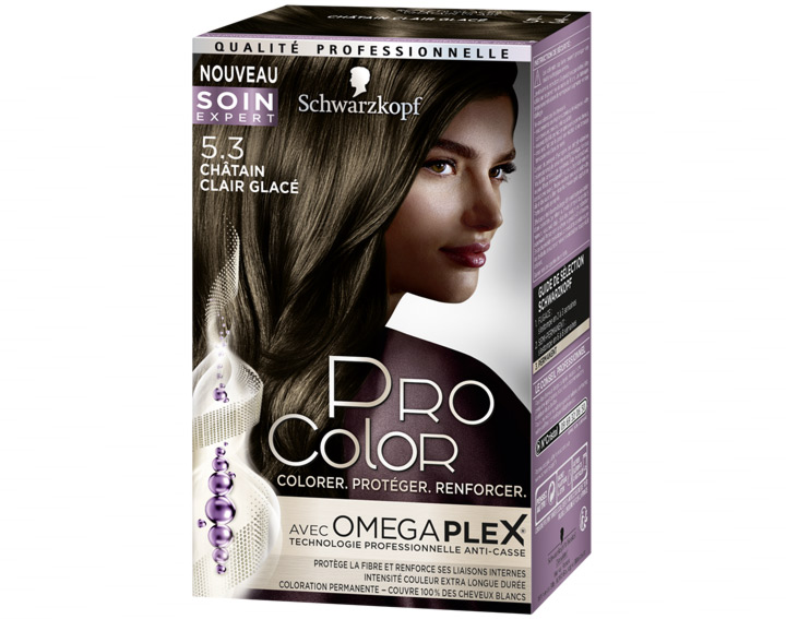 5.3 Châtain Clair Glacé
Coloration Permanente